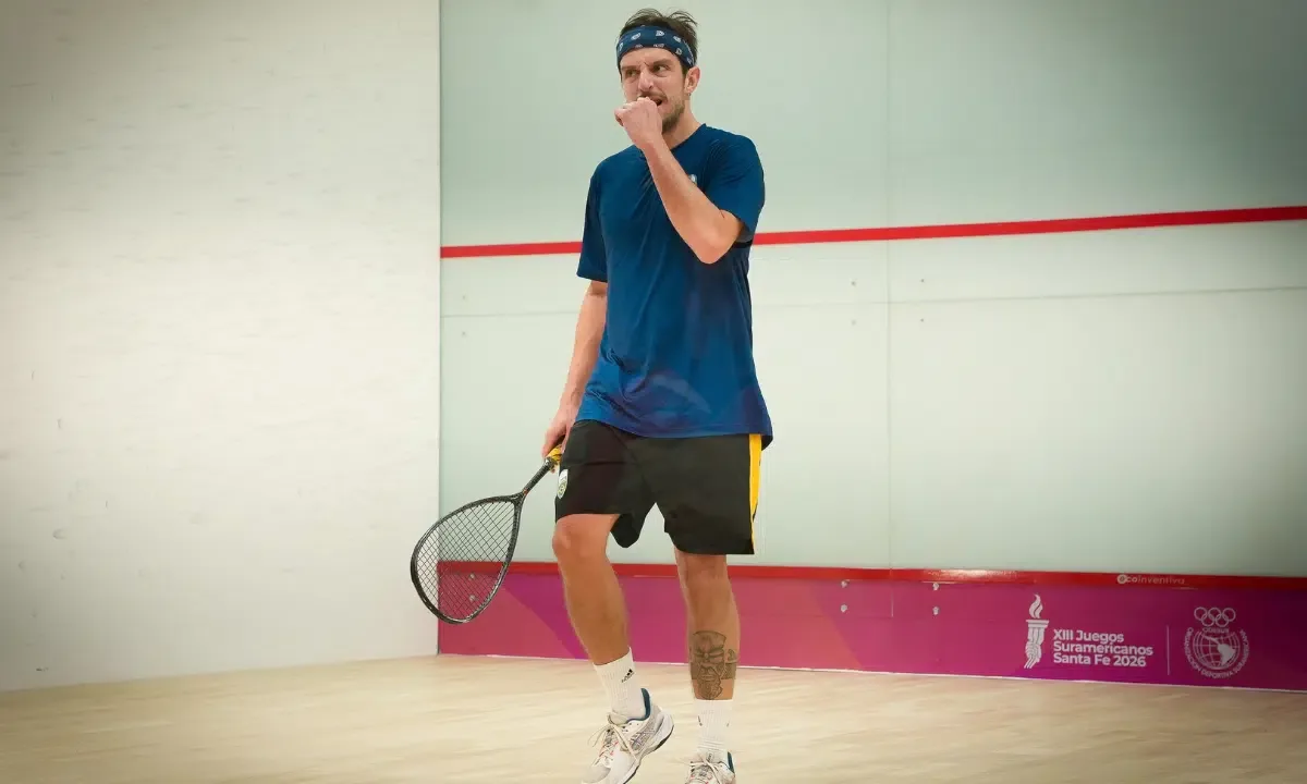 Brasil encara Equador por duas vagas na final do squash em Santa Fé