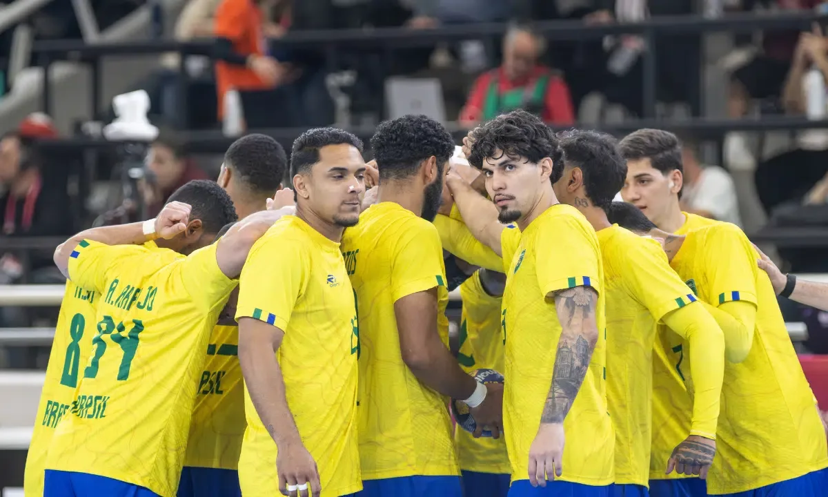 Brasil vence Paraguai no handebol masculino dos Jogos Sul-Americanos