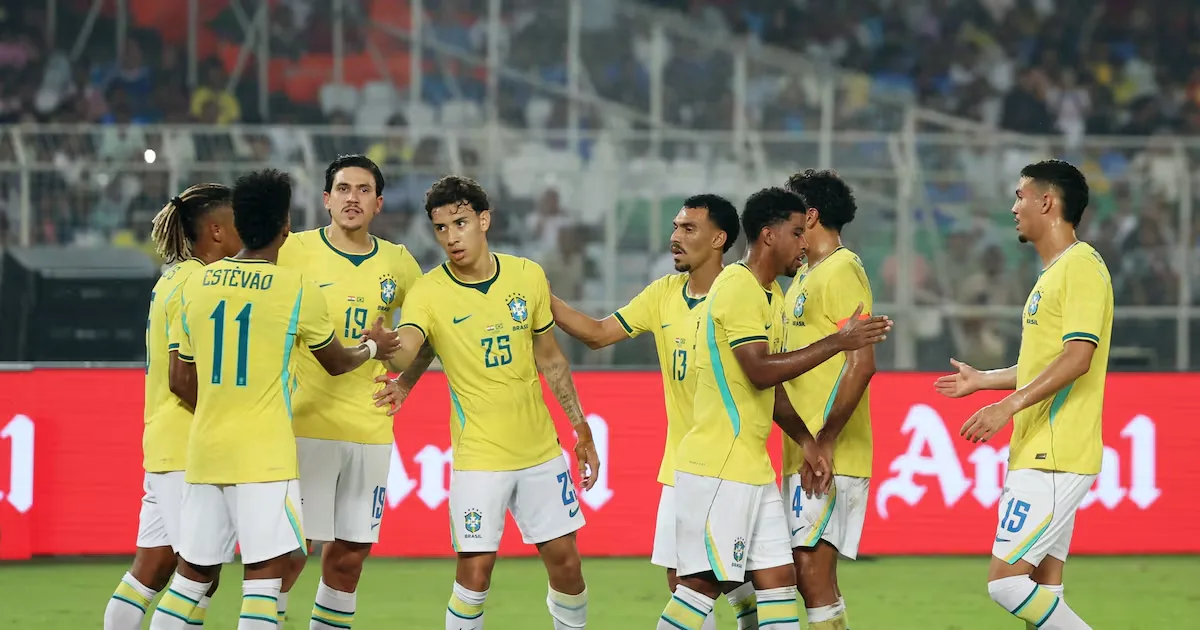 Brasil supera a Índia por 4 a 0 em amistoso na Data-Fifa