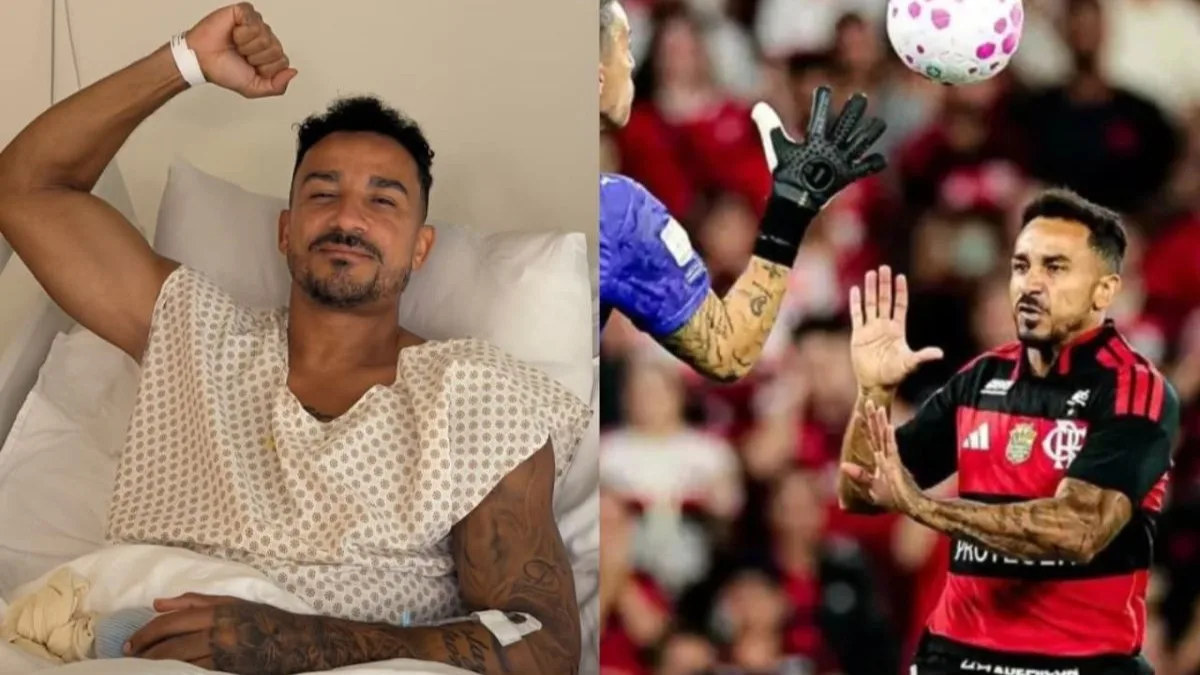 Danilo relata cirurgia bem-sucedida e mantém brincadeira com filho tricolor